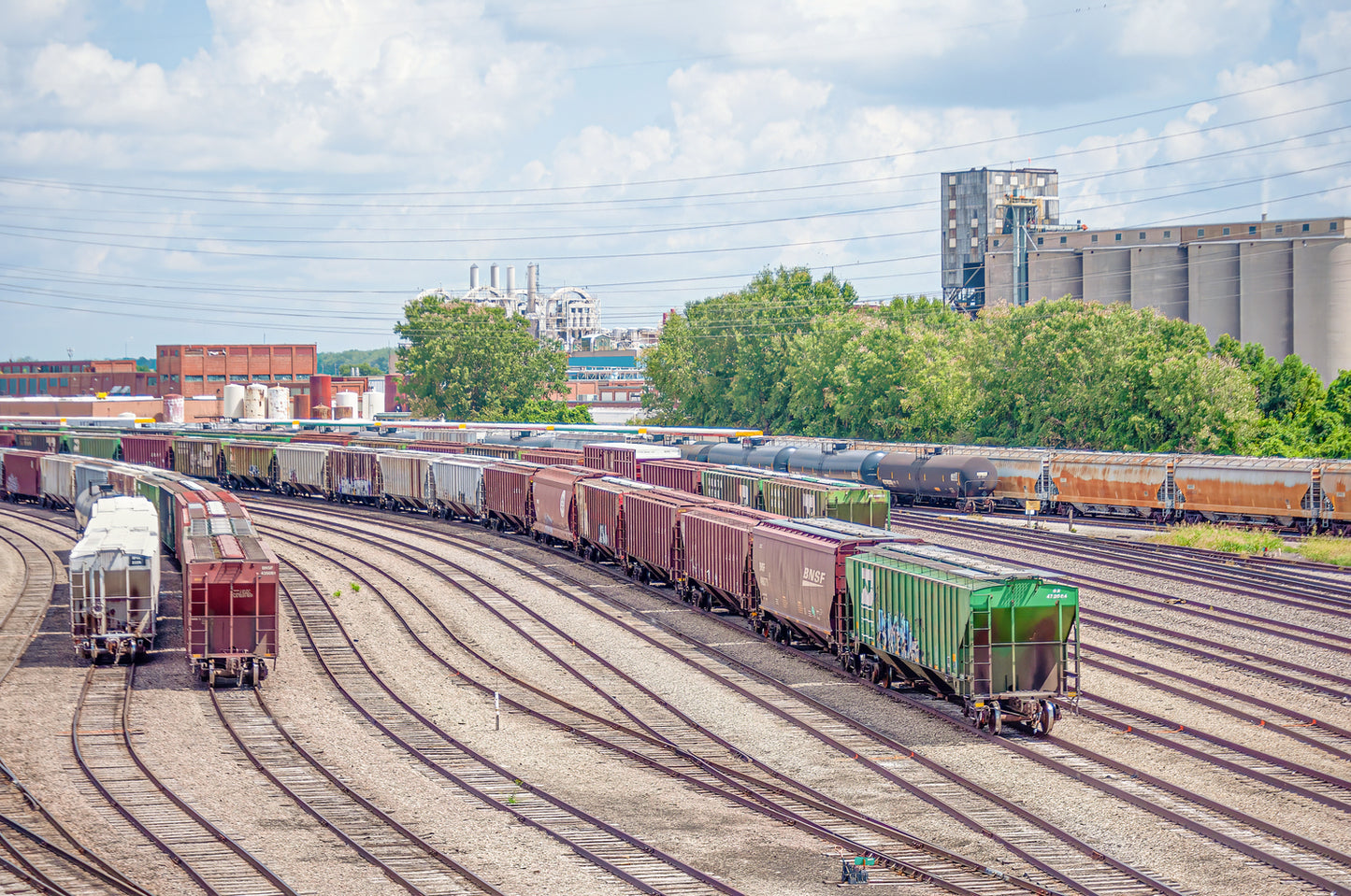 Burlington Northern Santa Fe Trainyard