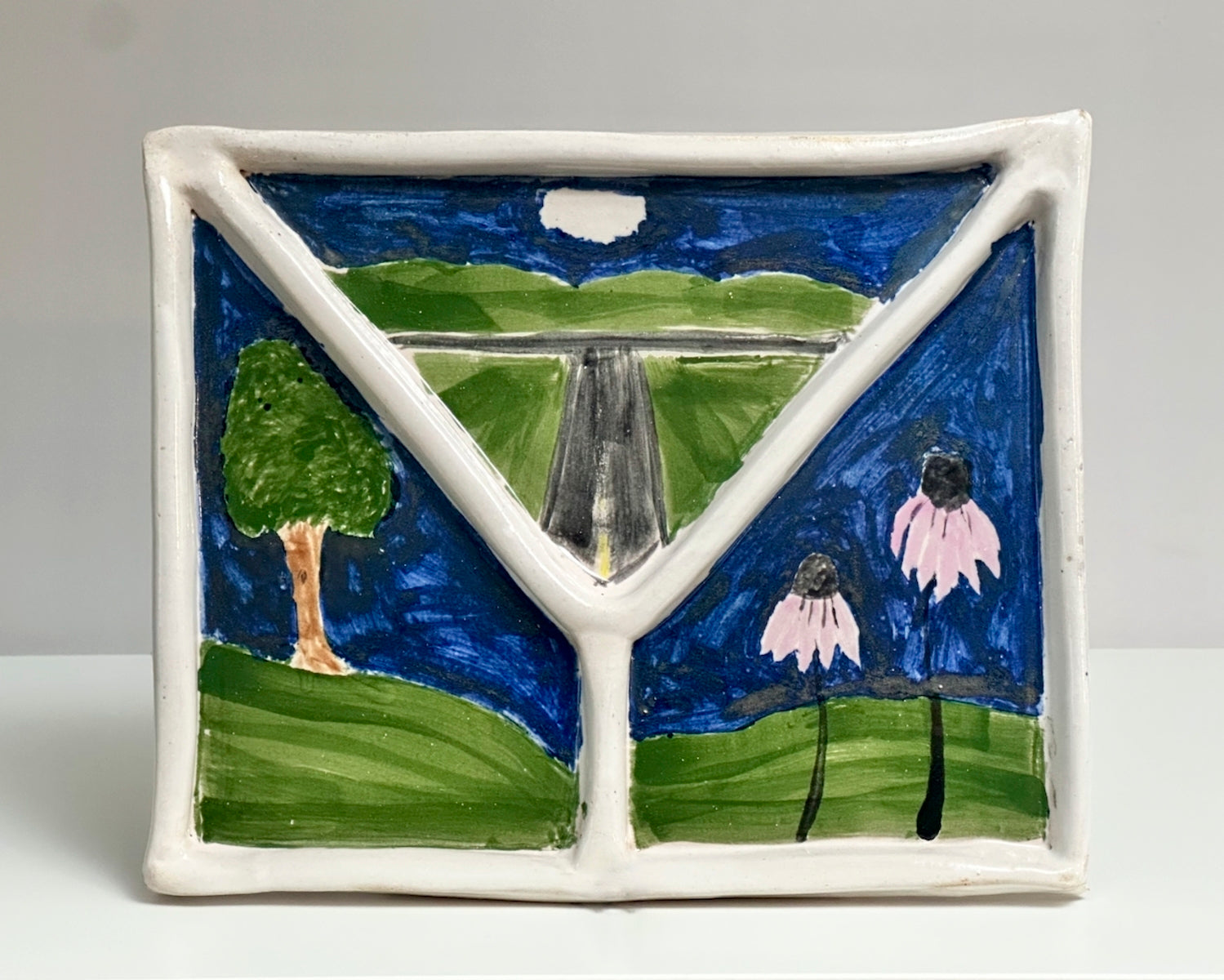 Tray with Flint Hills Scenes