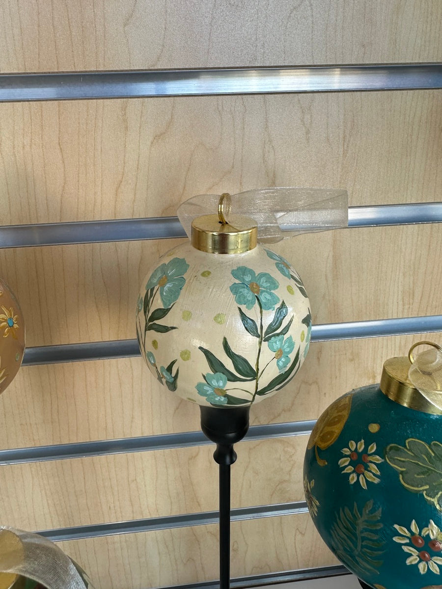 Hand-Painted Ceramic Ornament 1